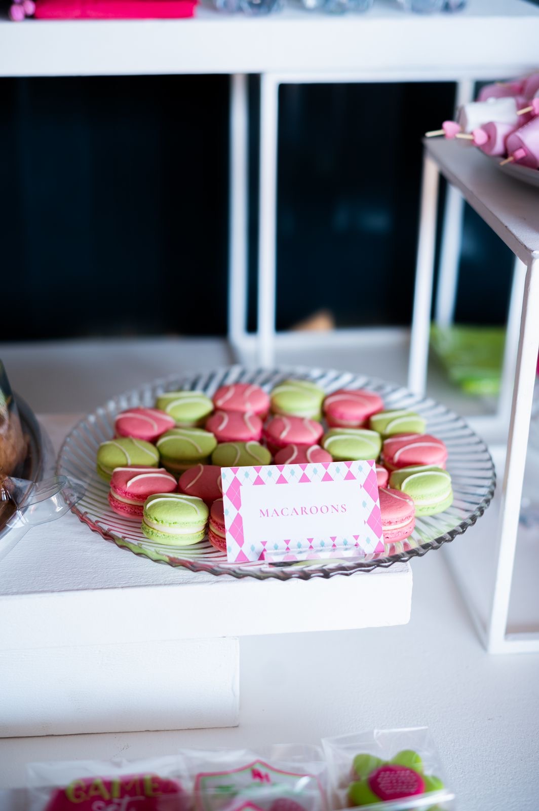 Padel-Inspired Macarons
