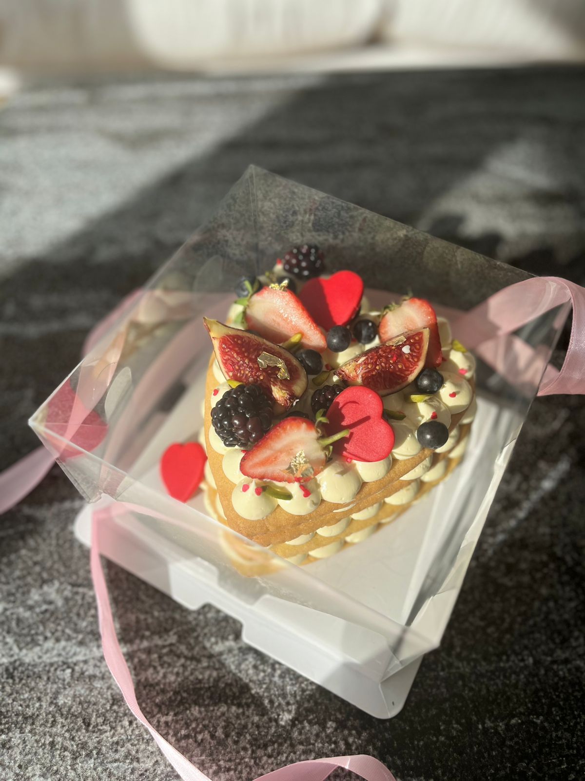 Mini Heart Cake