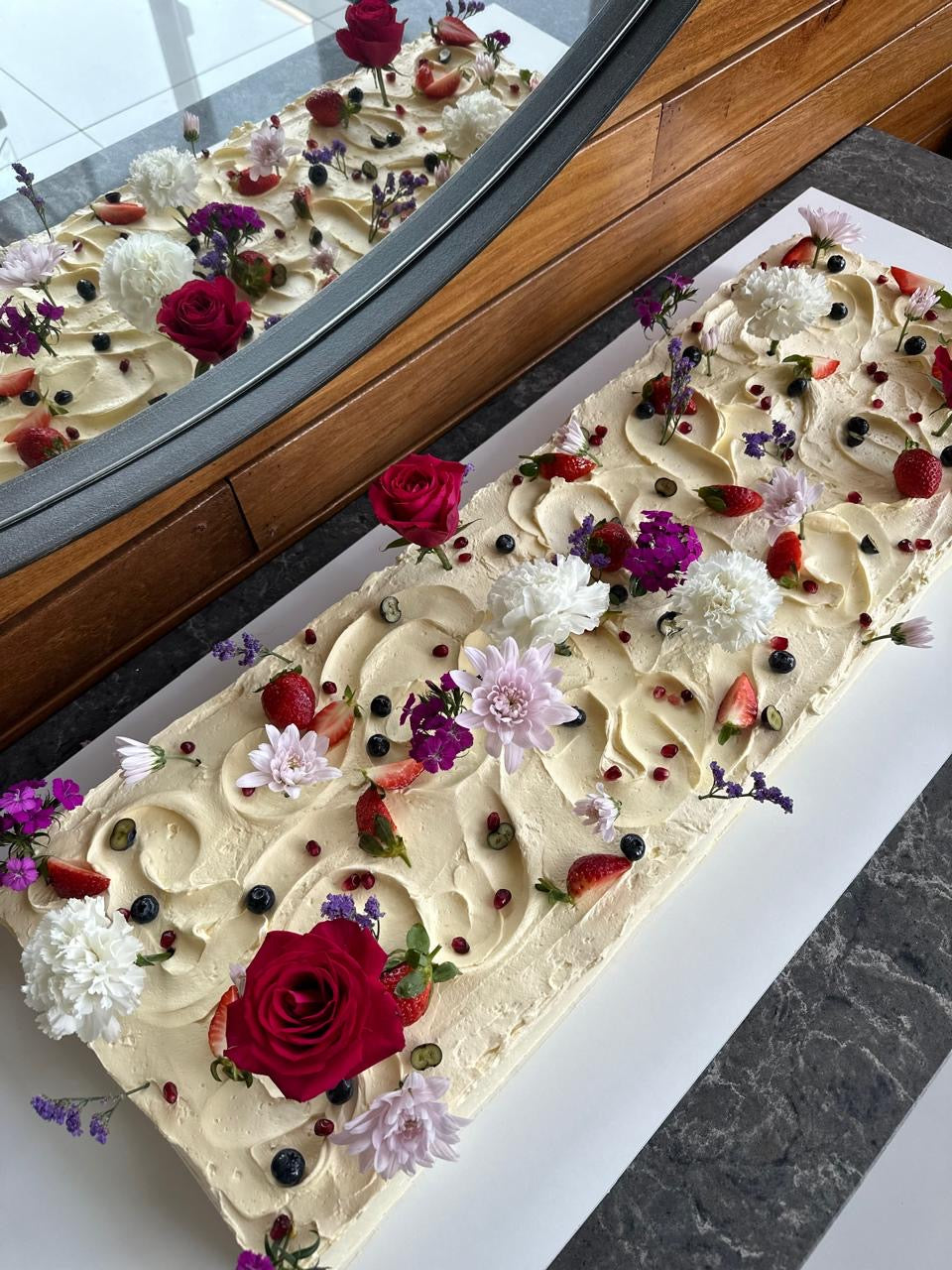 Table Runner Cake