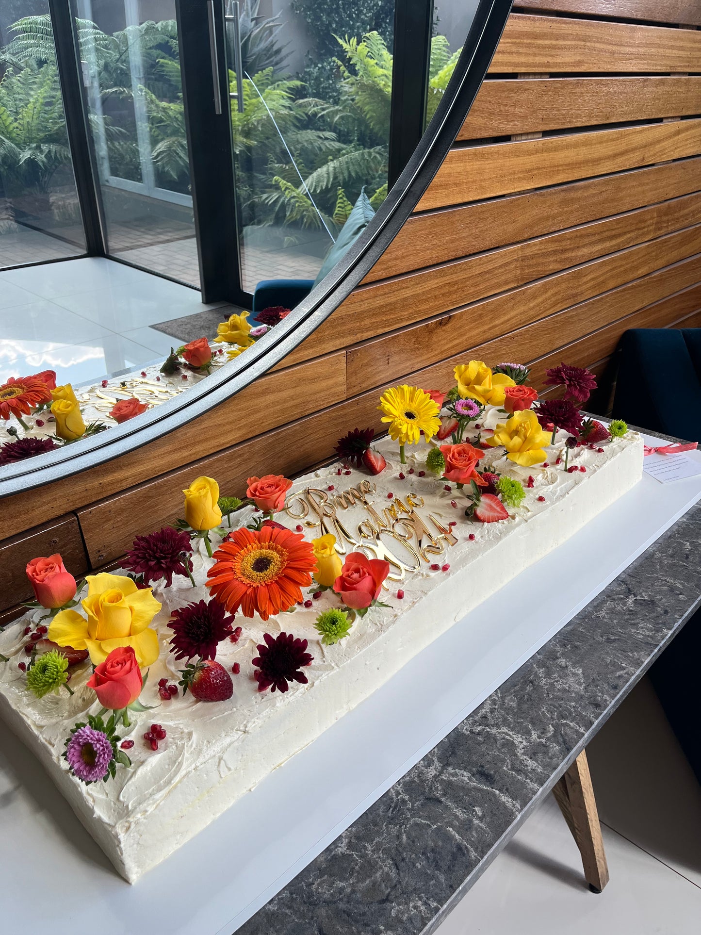 Table Runner Cake